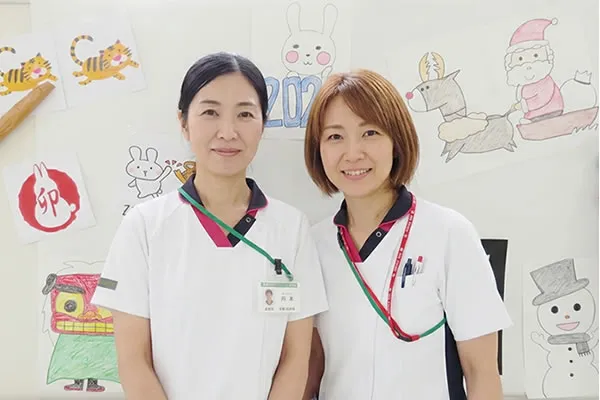 プリセプター制度の様子