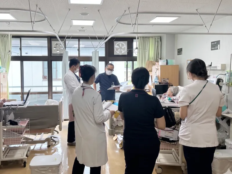 本館2F病棟での活動 挿絵