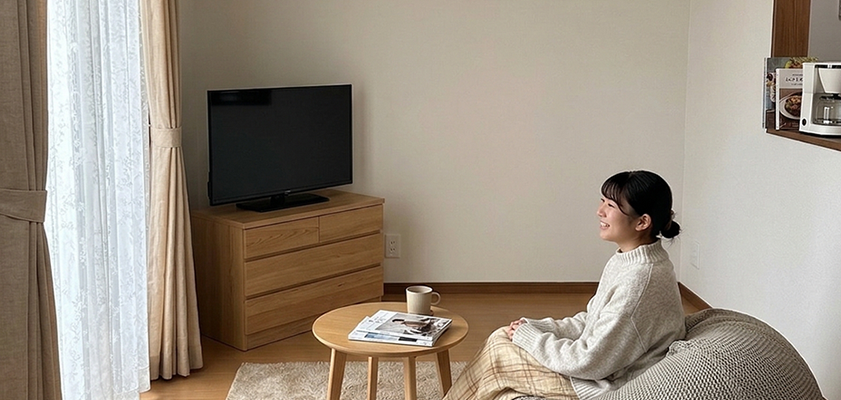 お部屋でのプライベートタイム